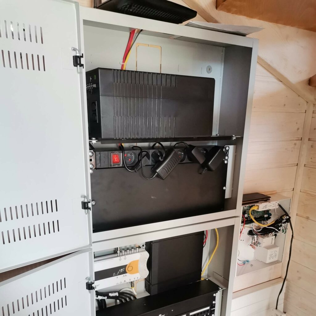 Konfiguracja sieci Trójmiasto - zasilanie UPS dla monitoringu