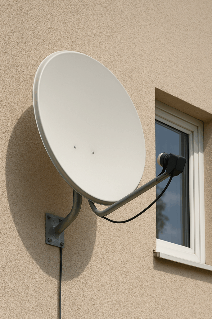 Montaż anteny satelitarnej Puck